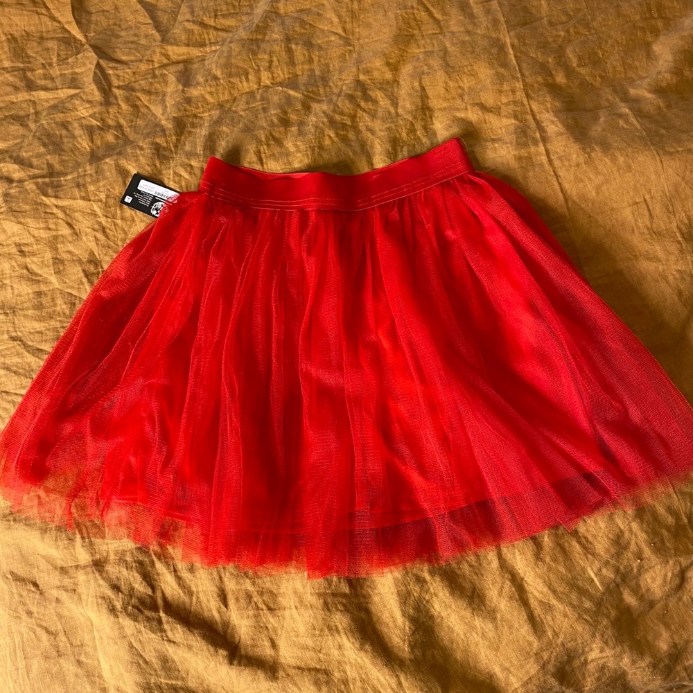 Tulle Red Costume Tutu
